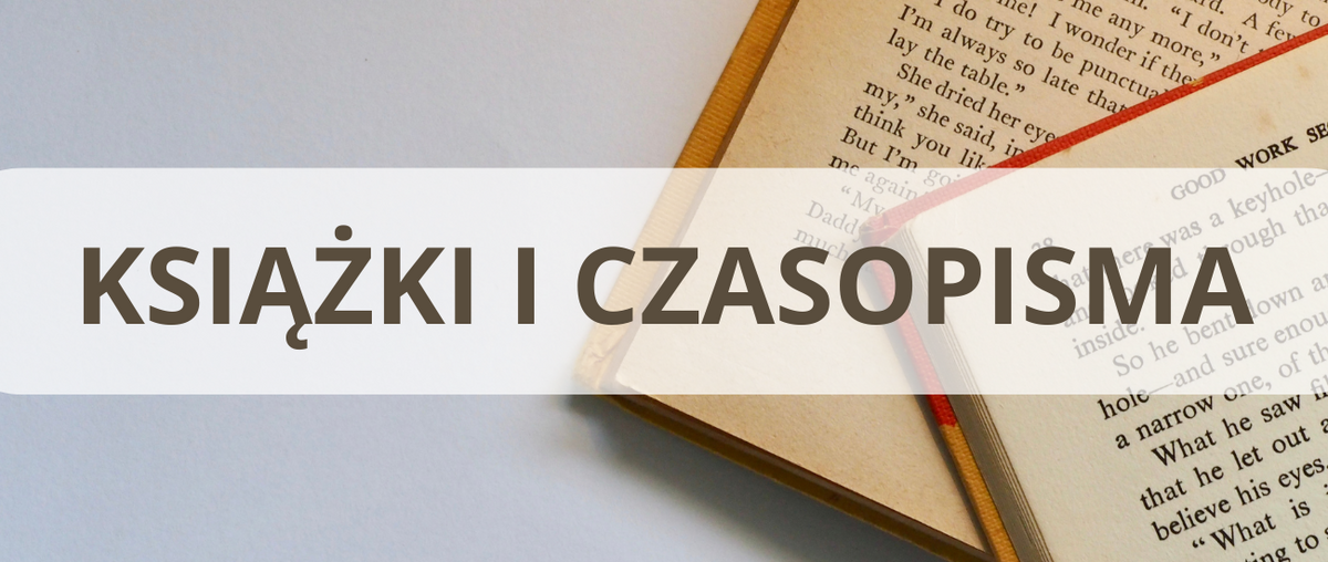 KSIĄZKI I CZASOPISMA