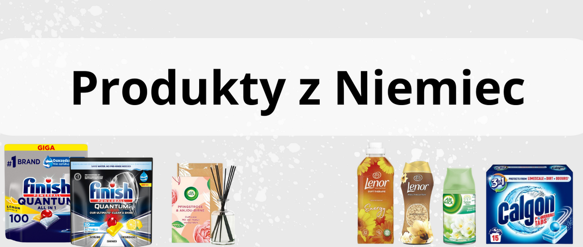 Produkty z Niemiec