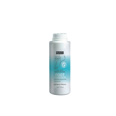 Beauty Formulas, Puder do stóp antybakteryjny, 100g