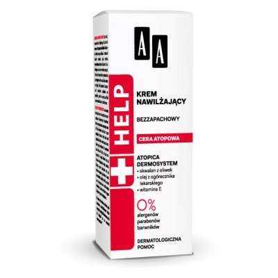 AA Help, cera atopowa, krem nawilżający, bezzapachowy, 50 ml