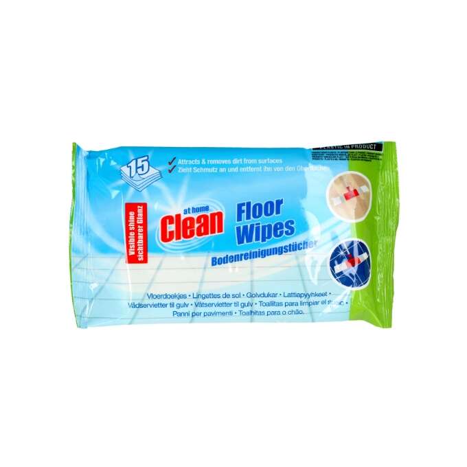 (DE) At Home clean, Wkłady do mopa, 15 sztuk (PRODUKT Z NIEMIEC)