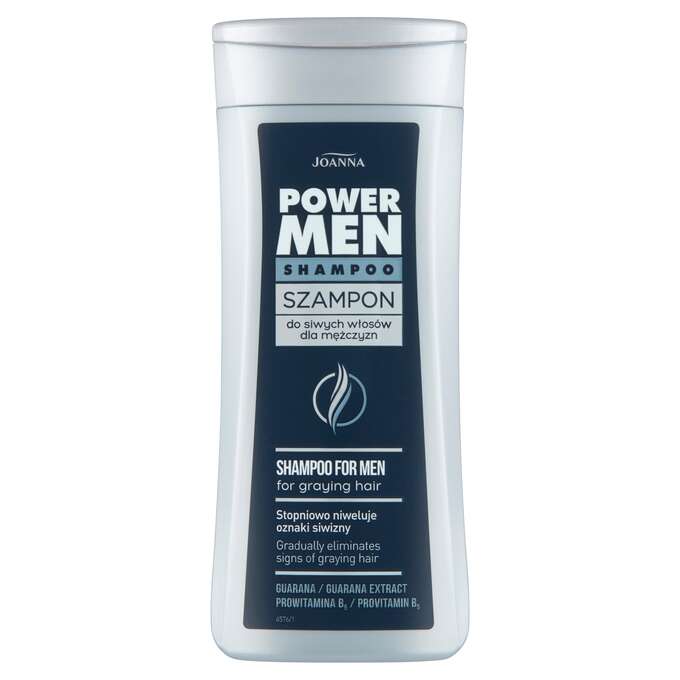 Joanna Power Men Szampon do siwych włosów dla mężczyzn, 200ml