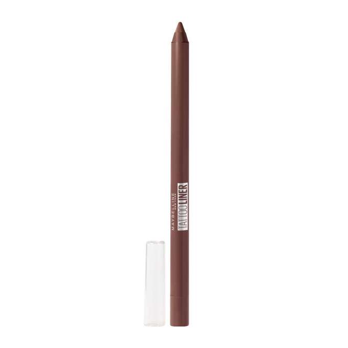 Maybelline Tattoo Liner Gel Eyeliner – Wasserfester Kajal, Farbe Polished White (Weiß) – 2 Stück, Intensiv & Wischfest