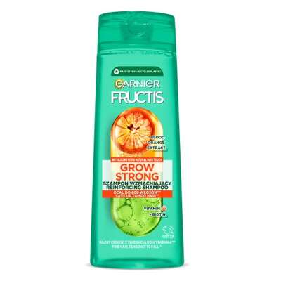 Garnier Fructis Grow Strong Orange Szampon do włosów z tendencją do wypadania, 400ml