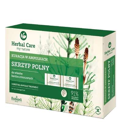 Farmona Herbal Care Skrzyp Polny Kuracja w ampułkach do włosów bardzo zniszczonych, 5x5ml