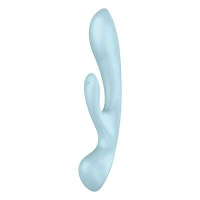 Satisfyer Triple Oh Wielofunkcyjny wibrator Light Blue