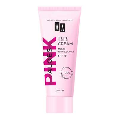 AA Aloes Pink Multinawilżający krem BB 01 Light, 30ml