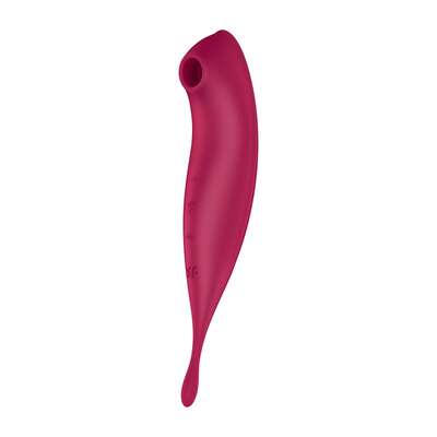Satisfyer Twirling Pro+ Wibrator pulsujący Dark Red