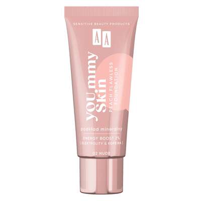 AA YOU.mmy Skin Peach Flawless Foundation podkład mineralny 02 Nude, 30ml