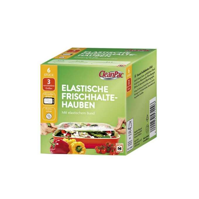 (DE) CleanPac, Fresh, Worki do przechowywania żywności, 6 sztuk (PRODUKT Z NIEMIEC)