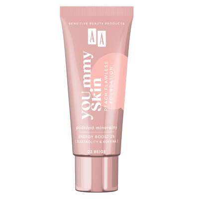 AA YOU.mmy Skin Peach Flawless Podkład mineralny 03 Beige, 30ml