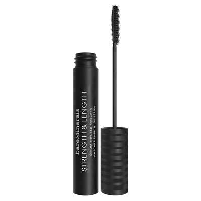 bareMinerals Strength &amp; Length Serum-Infused Wzmacniająco-wydłużający tusz Extreme Black, 8ml