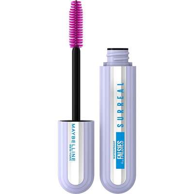 Maybelline The Falsies Surreal Waterproof Mascara, Wodoodporny tusz do rzęs Black, 10ml