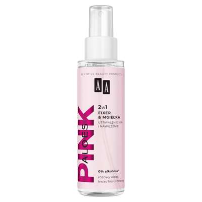 AA Pink Aloes Utrwalająco-nawilżający spray 2w1, 100ml