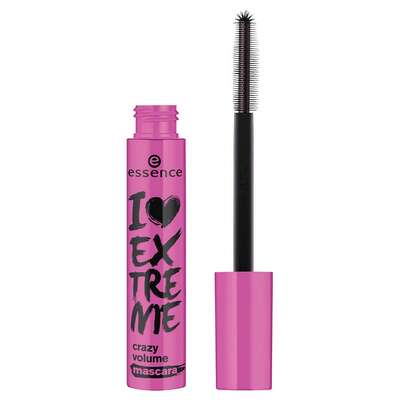 Essence I Love Extreme Crazy Volume Pogrubiający tusz do rzęs Black, 12ml
