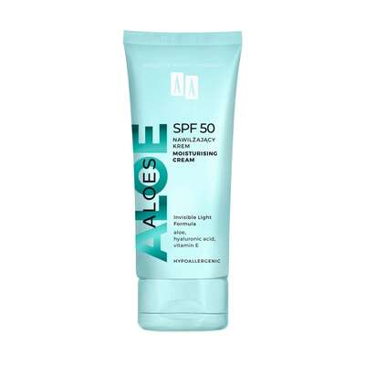 AA Aloes Nawilżający krem SPF50, 40ml