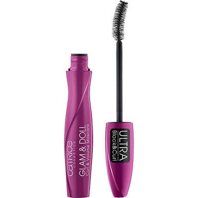 Catrice Glam &amp; Doll Curl &amp; Volume Mascara Pogrubiająco-podkręcający tusz do rzęs Ultra Black, 10 ml