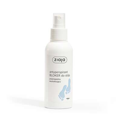 Ziaja Stopy, Antyperspirant, Bloker do stóp, 100 ml