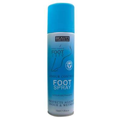 Beauty Formulas Kontrola Zapachu Dezodorant do stóp, 150 ml