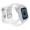 Protect Strap Band opaska z etui do Apple Watch 7 / 6 / 5 / 4 / 3 / 2 / SE (41 / 40 / 38mm) obudowa pancerny pokrowiec na zegarek przezroczysty