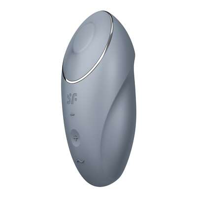 Satisfyer Tap &amp; Climax 1 Wibrator nakładany z funkcją stukania Bluegrey