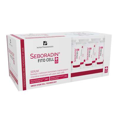 Seboradin Fitocell, Serum, 15 ampułek x 6g (USZKODZONE OPAKOWANIE)
