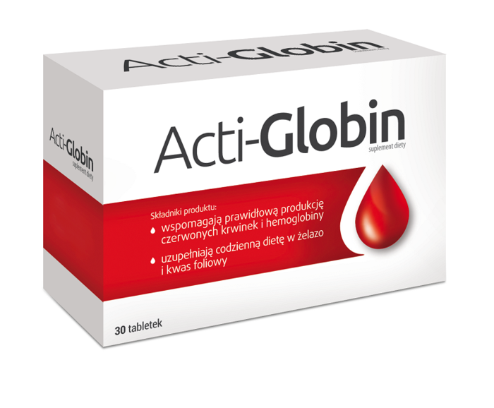 Acti-Globin 30 tabletek - Długi termin ważności!