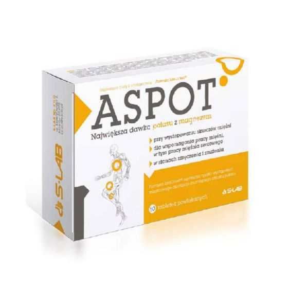 Aspot 50+10 tabletek - Długi termin ważności!