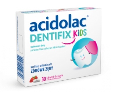 Acidolac Dentifix Kids 30 tabletek do ssania