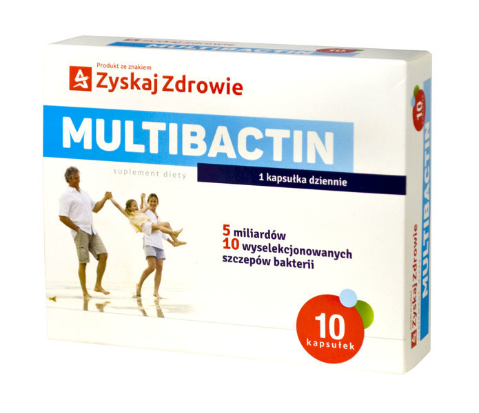 MULTIBACTIN, 10 kapsułek - Długi termin ważności!