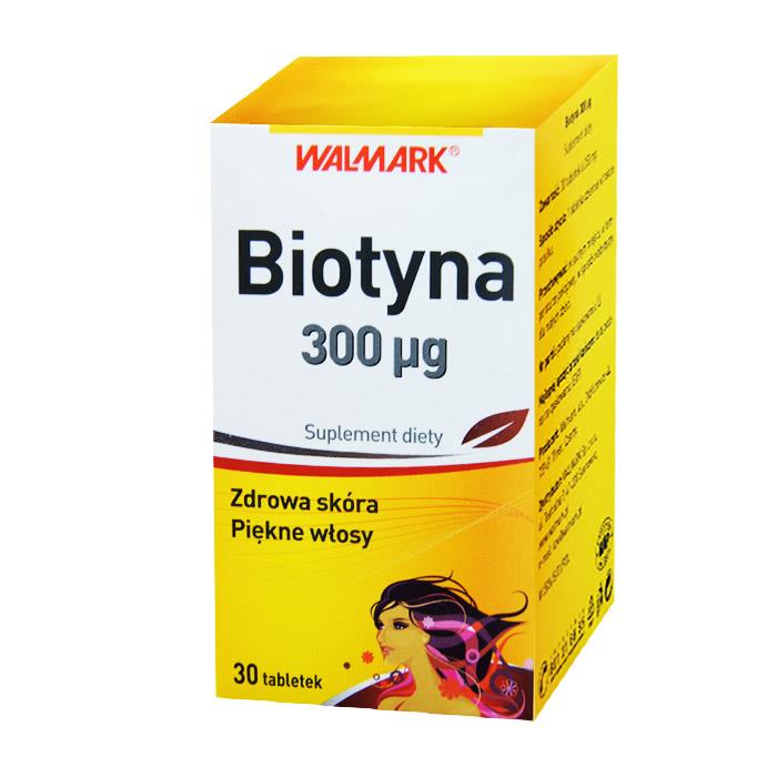 Biotyna 300mcg, 30 tabletek - Długi termin ważności!