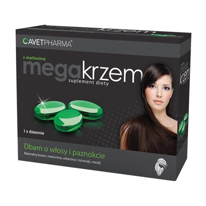 Mega Krzem z metioniną 20 kapsułek