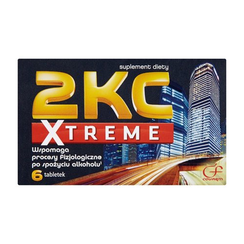 2 KC Xtreme, 6 tabletek - Długi termin ważności!
