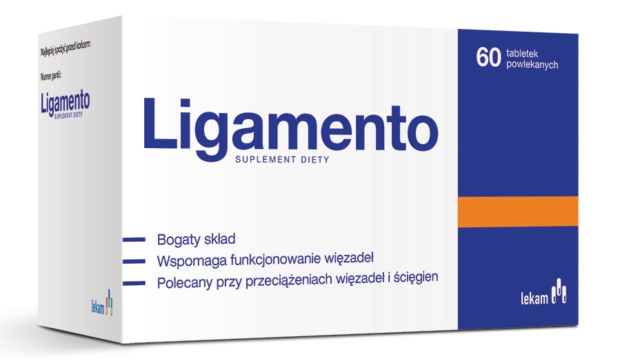 Ligamento, 60 tabletek - Długi termin ważności!