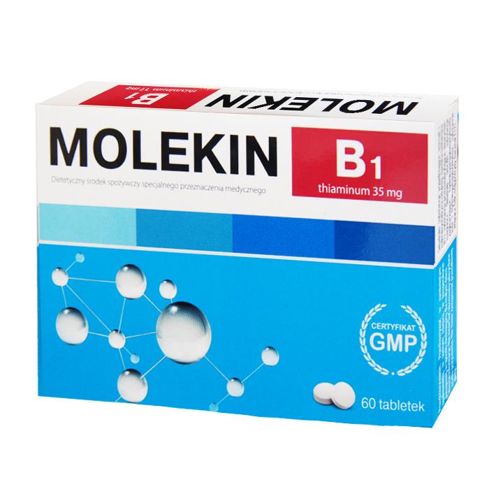 Molekin B1, 60 tabletek - Długi termin ważności!