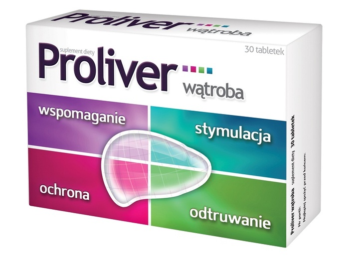 Proliver Wątroba 30 tabletek - Długi termin ważności!
