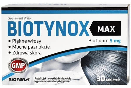 Biotynox Max, 30 tabletek - Długi termin ważności!