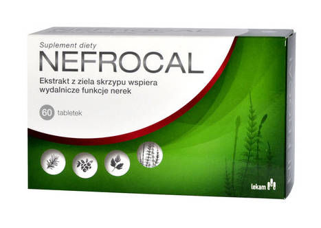 Nefrocal, 60 tabletek - Długi termin ważności!