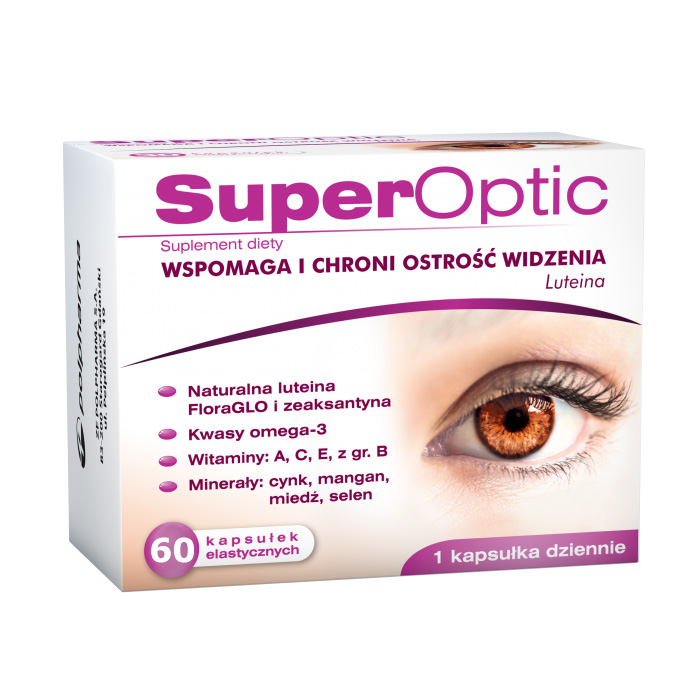 SuperOptic, 60 kapsułek - Długi termin ważności!